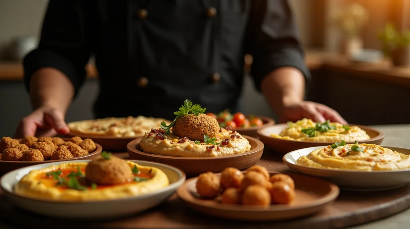 Arabic Cuisine Spread — private chef dubai