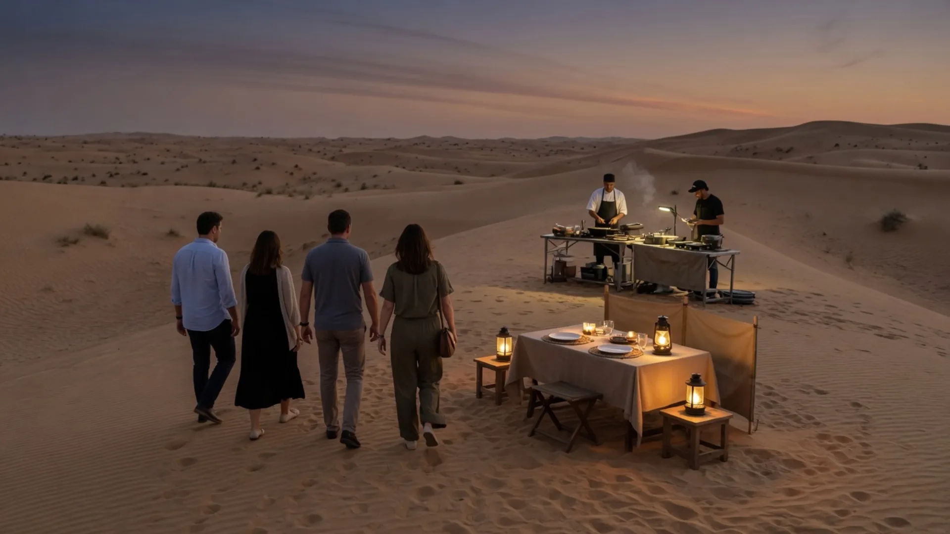 Desert Dinner Party Dubai: Get-Togethers & Dining in the Dunes
