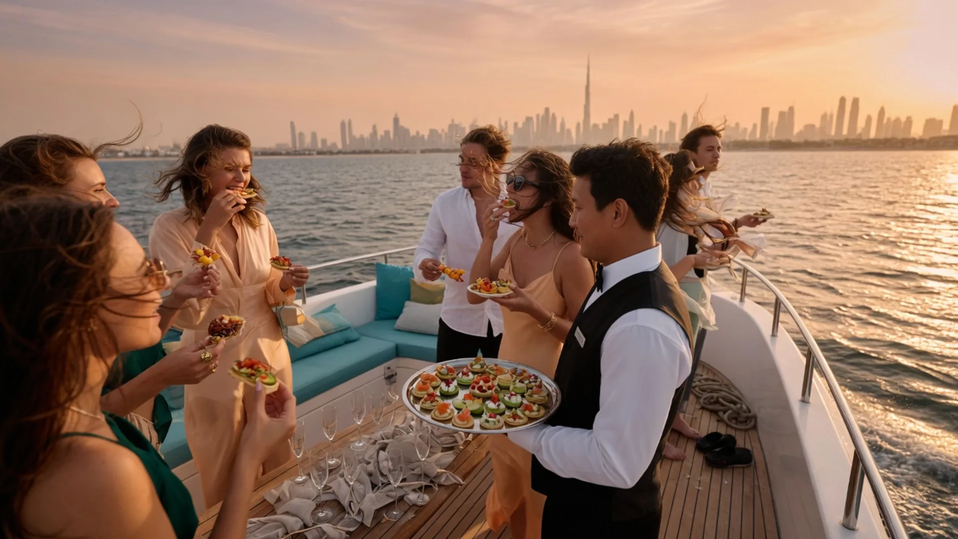 Yacht Party Menu Ideas in Dubai