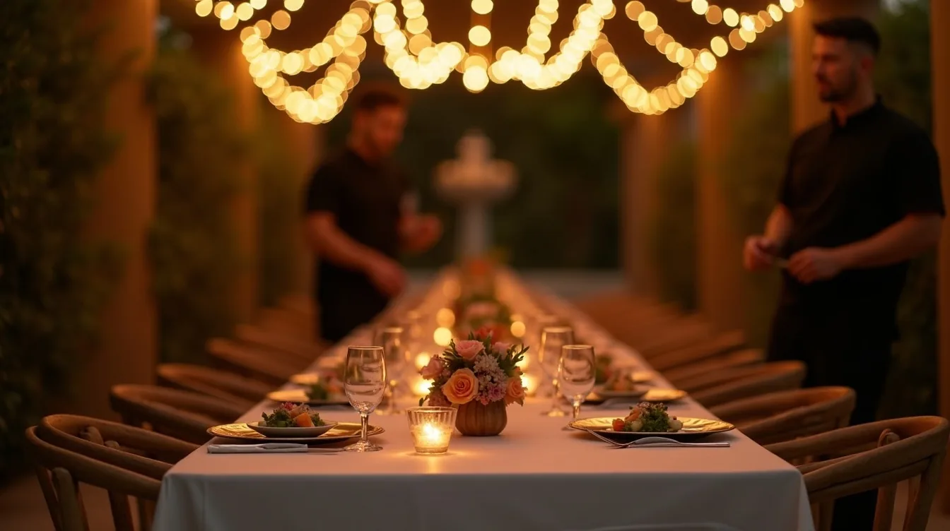 Luxury event gallery — private chef dubai