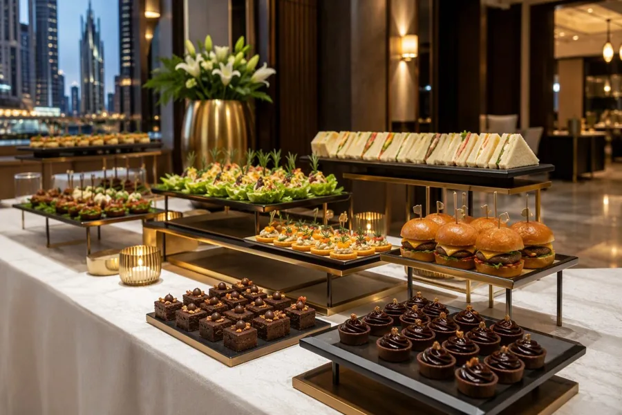 Deluxe Light Buffet — Menu Option 3, myCHEF catering menu