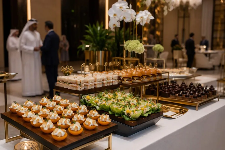 Deluxe Light Buffet — Menu Option 4, myCHEF catering menu