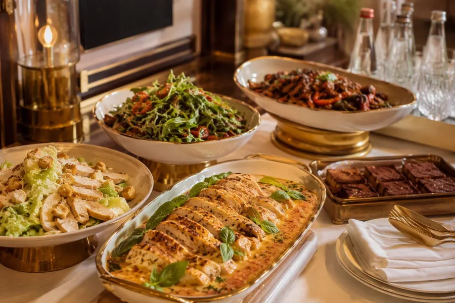 International Buffet (Small Group) — Menu Option 1, myCHEF catering menu