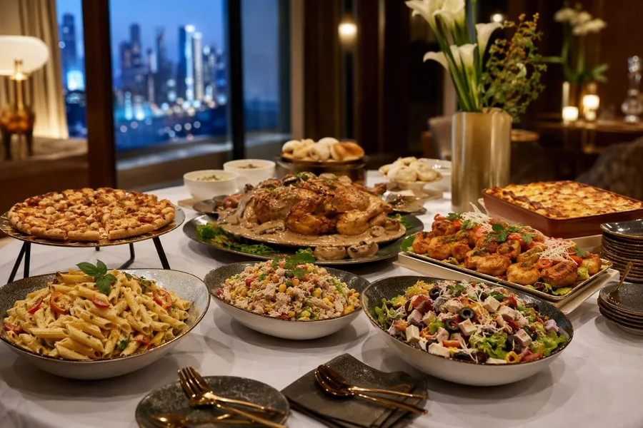 International Buffet (Small Group) — Menu Option 2, myCHEF catering menu