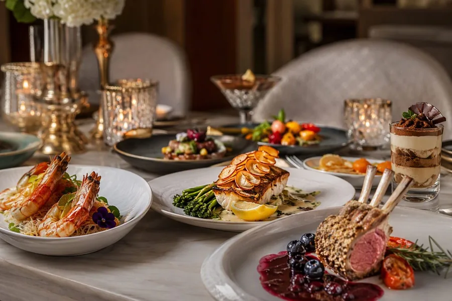Meat & Fish Journey — 7 Course, myCHEF signature dinner menu
