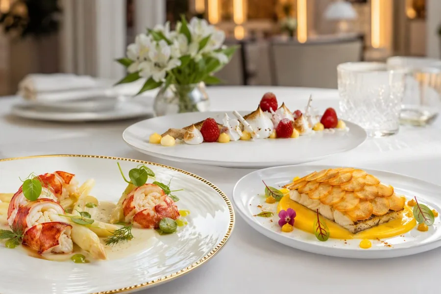 Spring from the Sea — 4 Course, myCHEF signature dinner menu