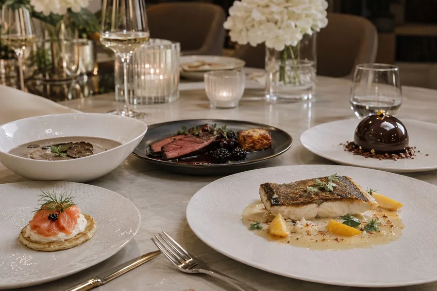 European Tasting — 7 Course, myCHEF signature dinner menu