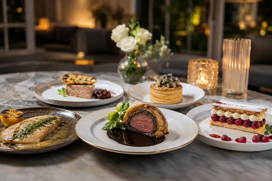 French Tasting — 7 Course, myCHEF signature dinner menu