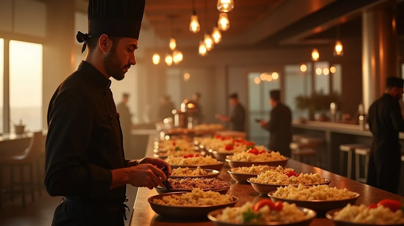 Office Catering Setup — luxury catering dubai