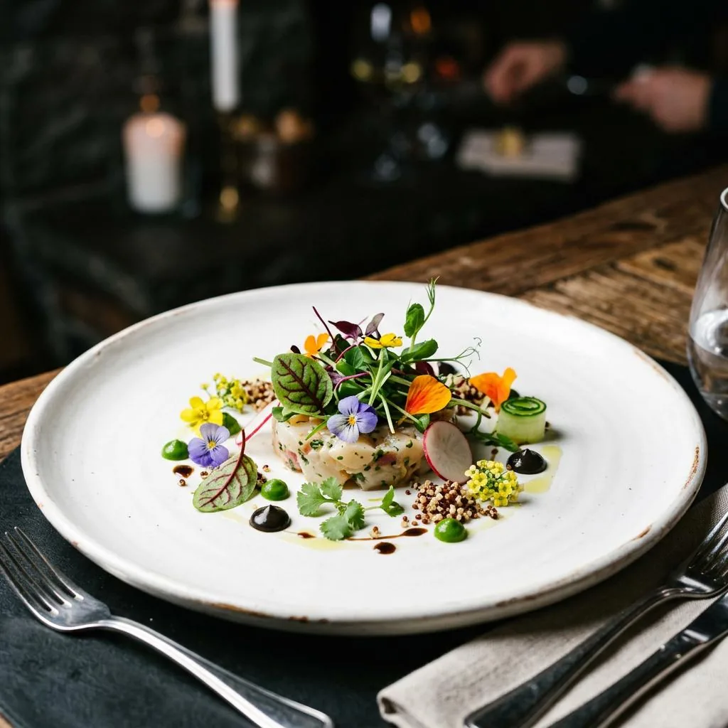 Truffle & Burrata Tartlet — private chef dubai
