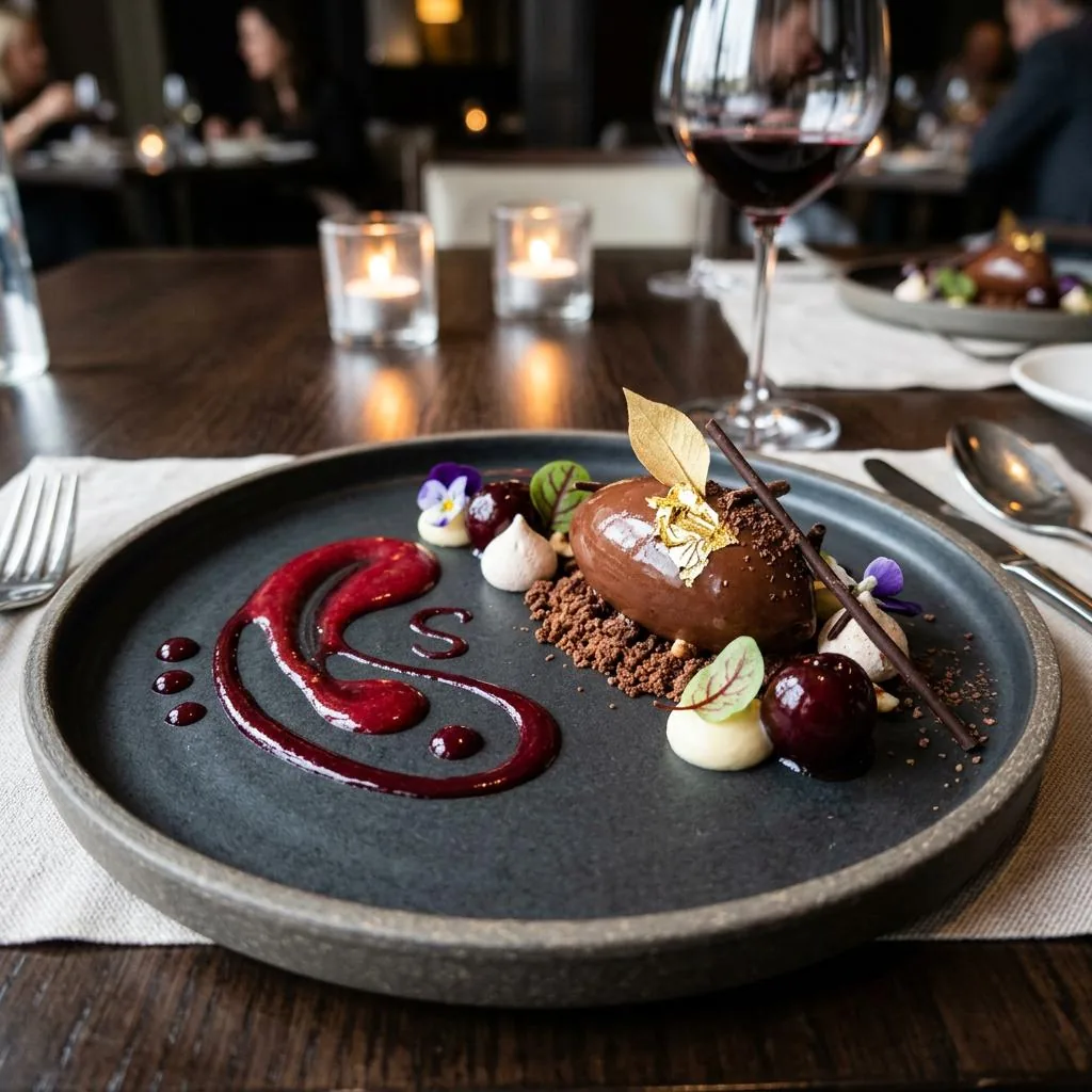 Dark Chocolate Fondant — private chef dubai