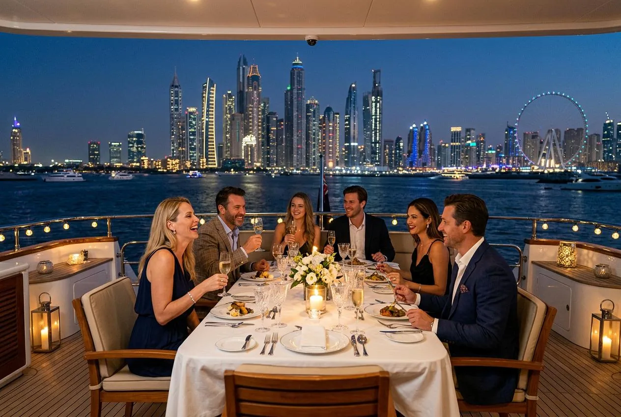 Yacht Party Service — luxury catering dubai